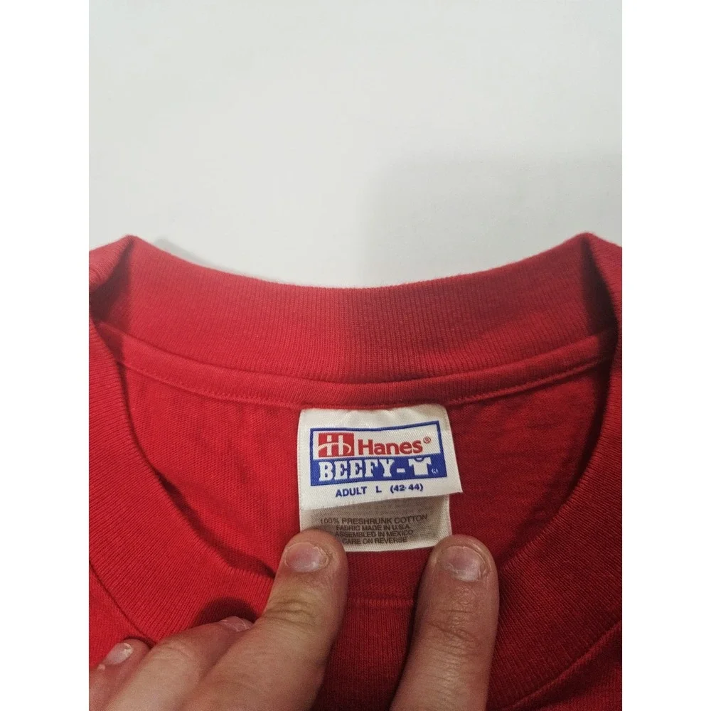 East Bay 1998 Winter Nationals Speedway‎ Racing T-shirt Hanes Beefy Size Large